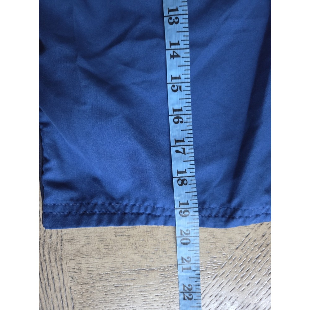 Vintage Nike Shorts Basketball Swim Lined Mens Medium Blue Black Nike Swoosh - Picture 6 of 9